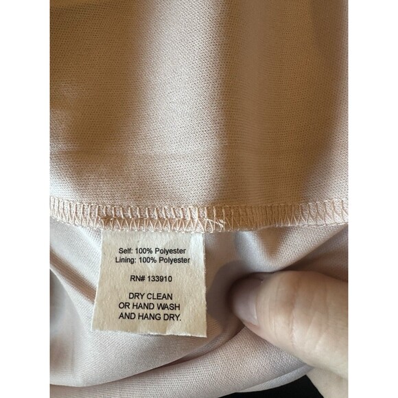 NWT Show Me Your MuMu Women's XXL Caitlin Ruffle Maxi Dress in Dusty Blush Crisp - Picture 10 of 10